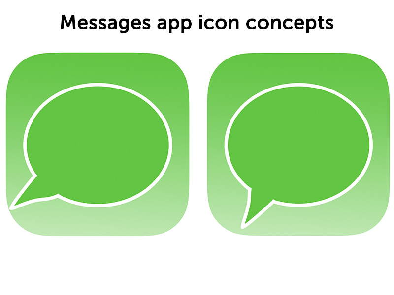 800x600 Messages App Icon Concepts