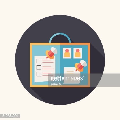 414x414 Message Board Flat Icon With Long Premium Clipart