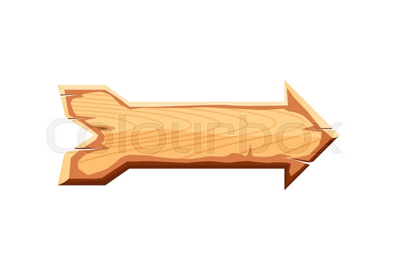 800x543 Blank Wooden Sign Board Icon Wooden Stock Vector Colourbox