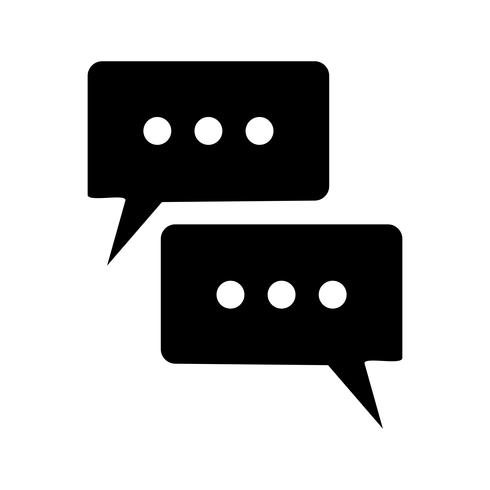 490x490 Message Board Glyph Black Icon