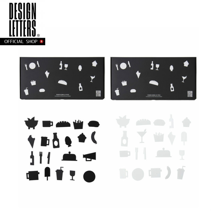 700x700 Designletters Icon Food White Black For The Four Hours