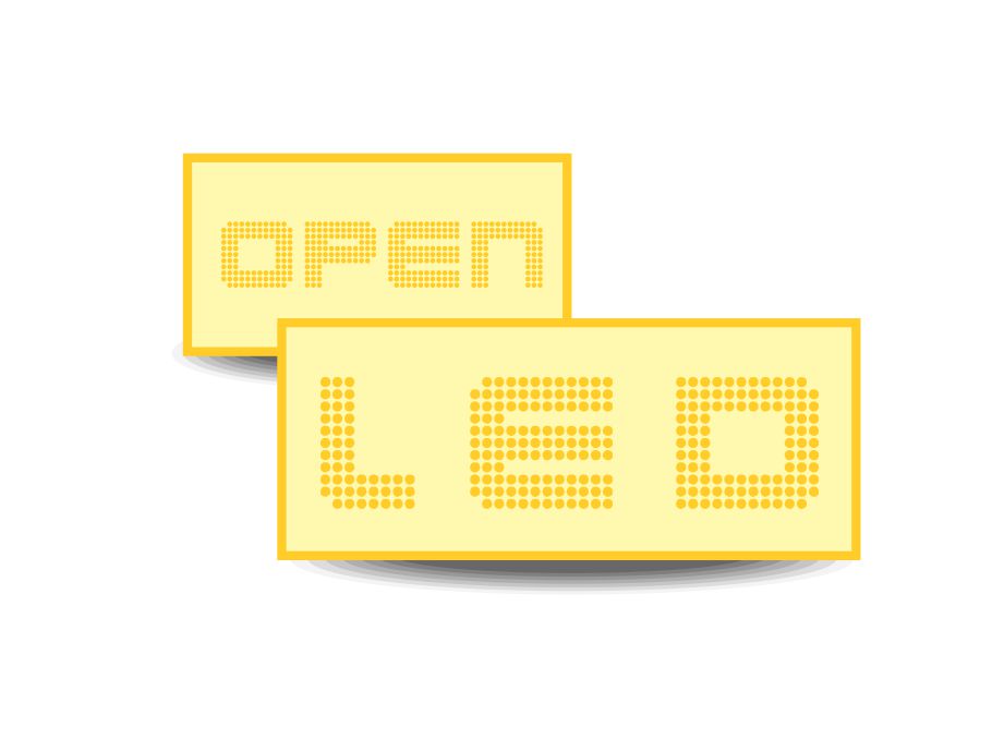 910x690 Led Message Board Icon