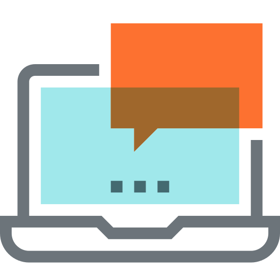 550x550 Message Bubble Icon Vector