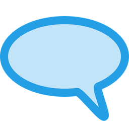 256x256 Chat, Talk, Bubble, Message, Comment, Says, Reply, Answer Icon