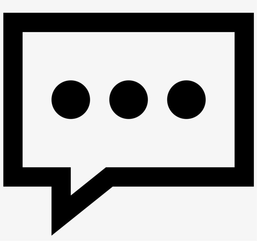 820x767 Chat Bubble Icon