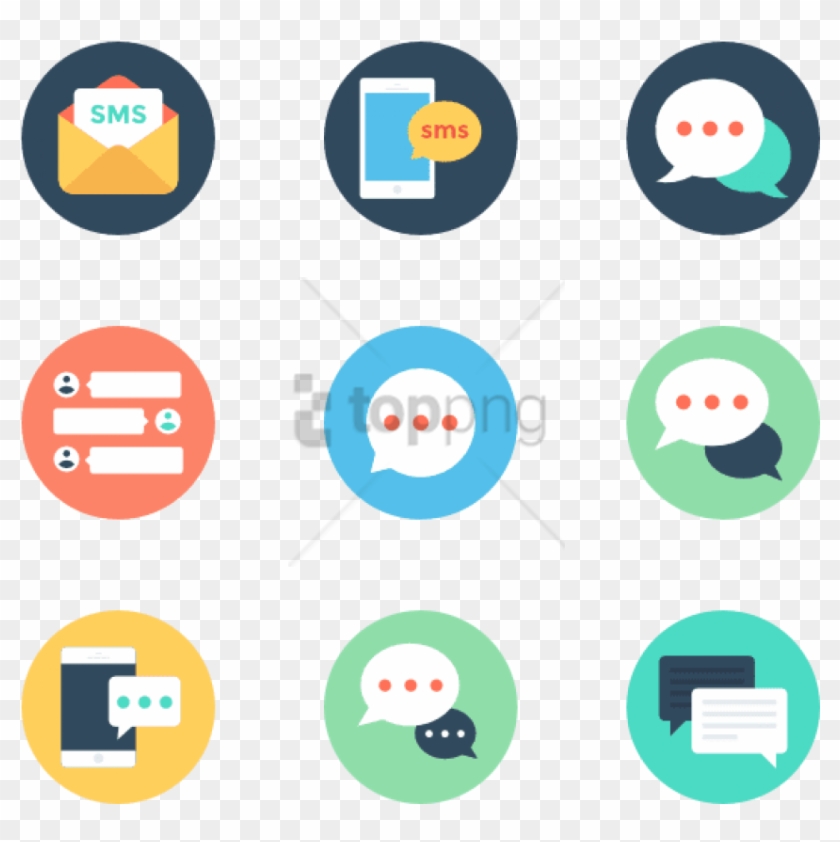840x842 Free Png Text Messaging Icons