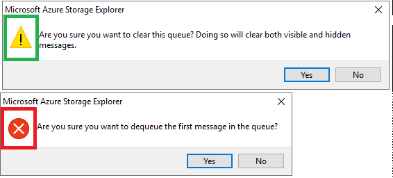 Keep A Consistent Icon Between Prompts Of Dequeue Message 566x256 Keep A Consistent Icon Between Prompts Of Dequeue Message