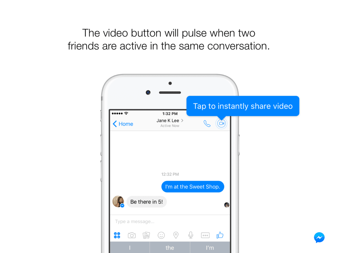1093x820 Facebook Messenger Adds 'instant Video,' Basically Video Chat