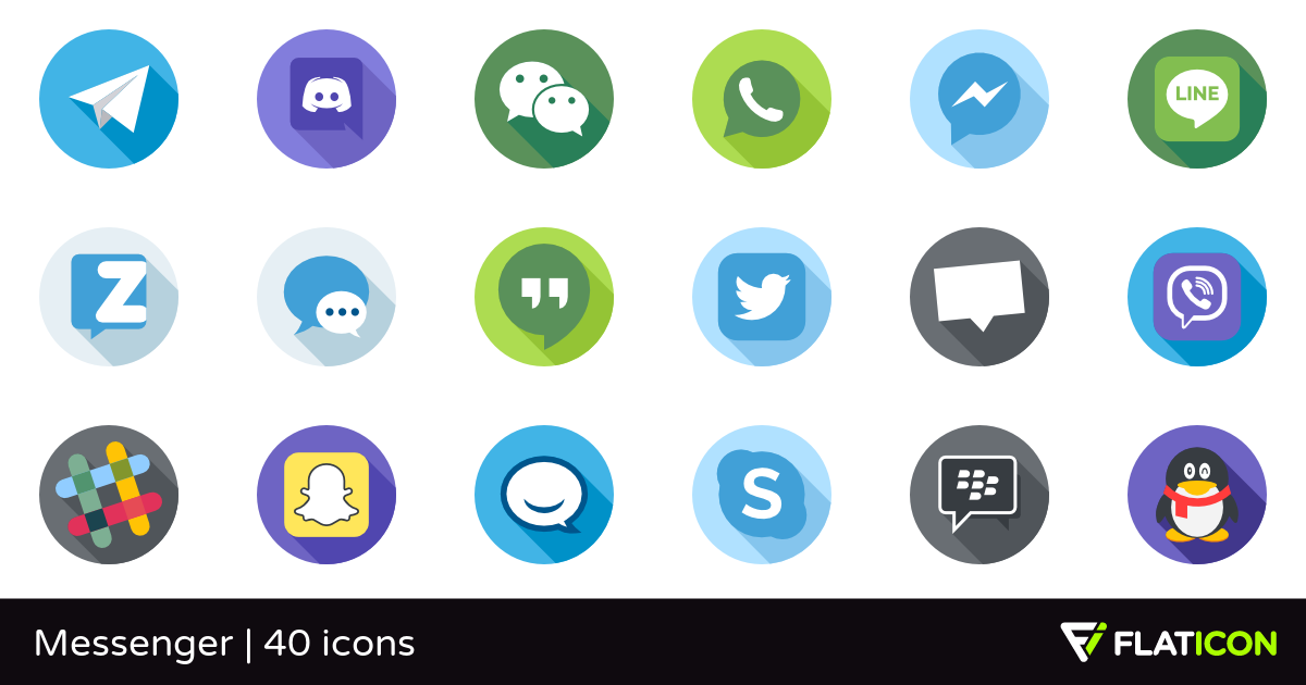 1200x630 Messenger Free Icons