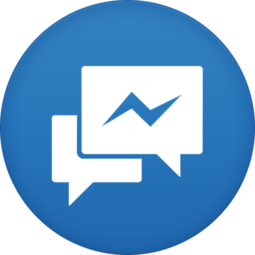 512x512 Circle Messenger Icon Transparent Png