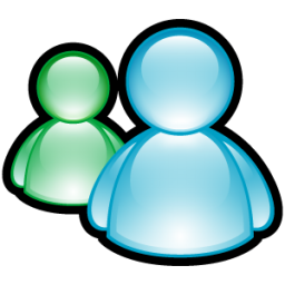 256x256 Windows Messenger Icon Sleek Xp Software Iconset Hopstarter