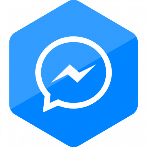 600x600 Facebook Messenger Icon Png Images Png Transparent Vector, Clipart