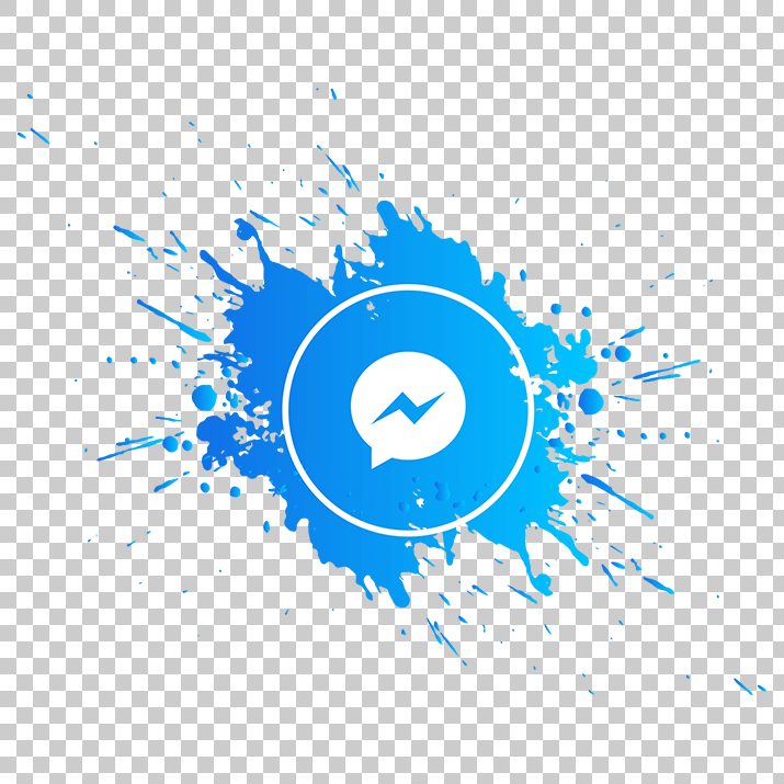 715x715 Messenger Splash Icon Png Image Free Download
