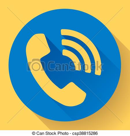 450x470 Incoming Phone Call Vector Icon Messenger Symbol