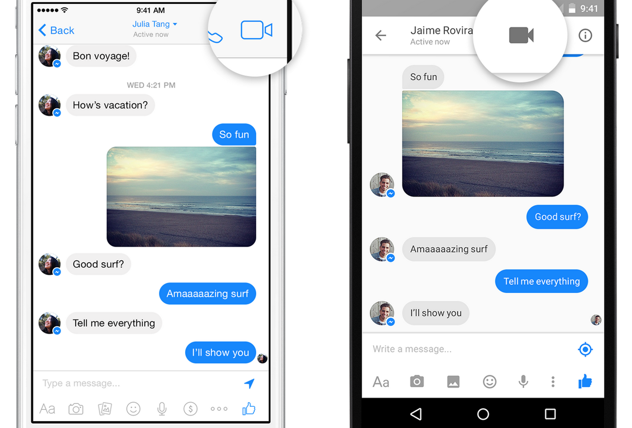 Messenger Pulsing Video Icon at Collection of