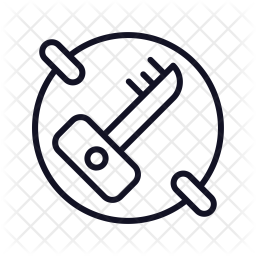 256x256 Metadata, Keyround, Key, Keyboard Icon Of Line Style