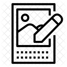 256x256 Complete Metadata Icon Of Line Style