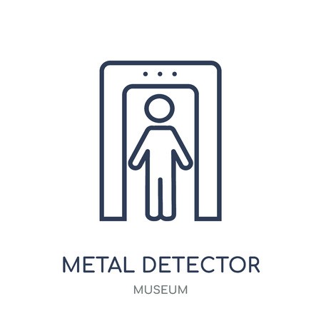 450x450 Metal Detector Icon Metal Detector Linear Symbol Design