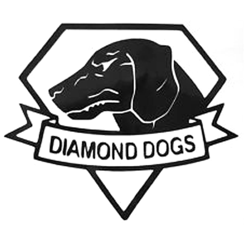 800x800 Metal Gear Diamond Dogs Log Vinyl Sticker Decal Car