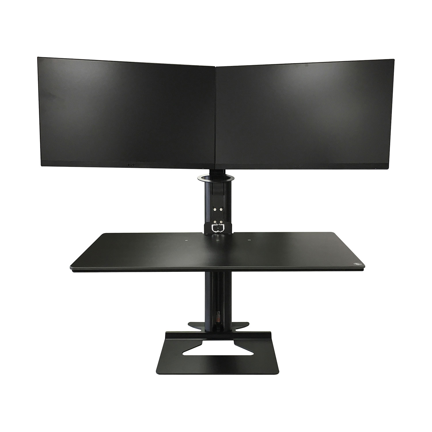 1500x1500 I Stand Dual Screen Sit Stand Desk Workbench