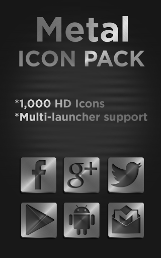 windows 10 silver metal icon pack