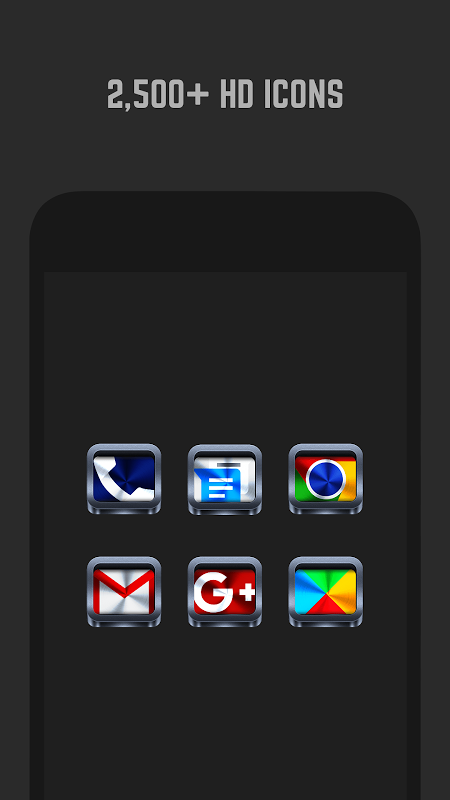 450x800 Colorful Metal Icon Pack Download Apk For Android