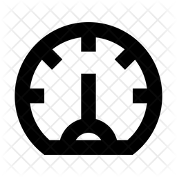 256x256 Gauge Meter Icon Of Line Style