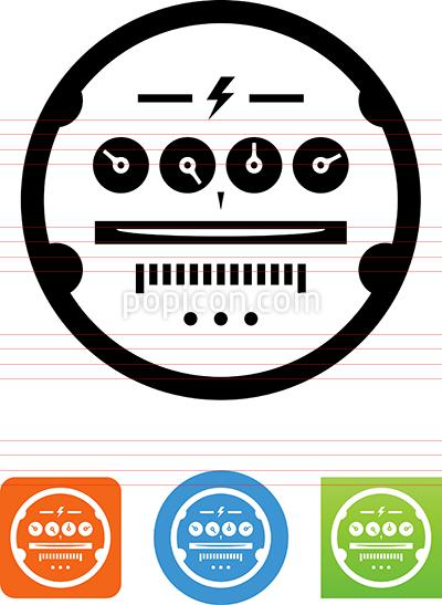 400x547 Utility Meter Icon
