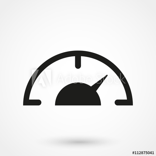 500x500 Gauge Meter Icon Symbol