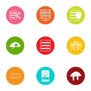 300x300 Metrics Icons Set Flat Set Of Metrics Vector Icons For Web
