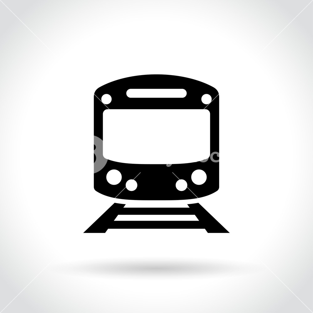 1000x1000 Illustration Of Metro Icon On White Background Royalty Free Stock