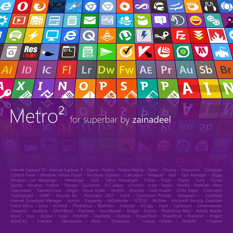 800x800 Metro Flat Icon Pack