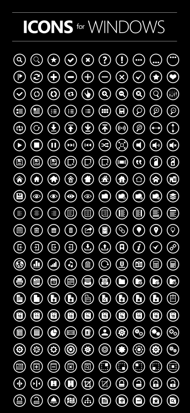 630x1369 Trident Design Metricons Metro Style Icon Set