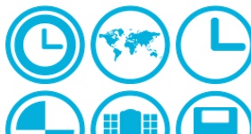 280x150 Metro Station Icon Set