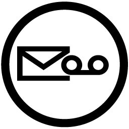 256x256 Metro Voicemail Black Icon Download Metrostation Icons