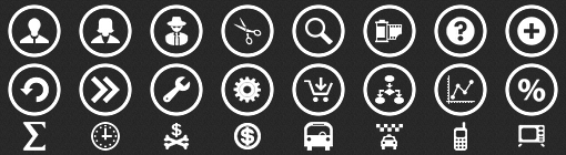 510x140 Metro Style Icons For Windows Phone