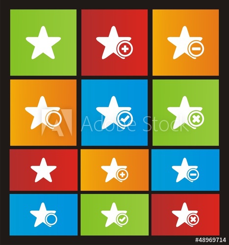 467x500 Star Metro Style Icon Sets