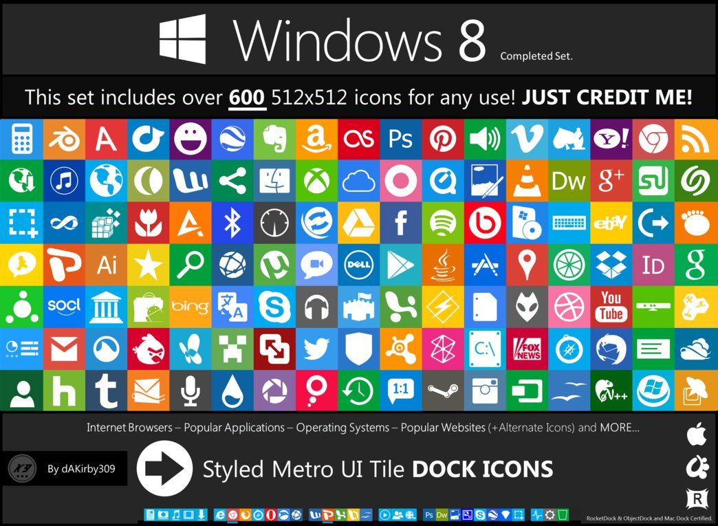 Metro Ui Dock Icon Set 1044x765 Metro Ui Dock Icon Set