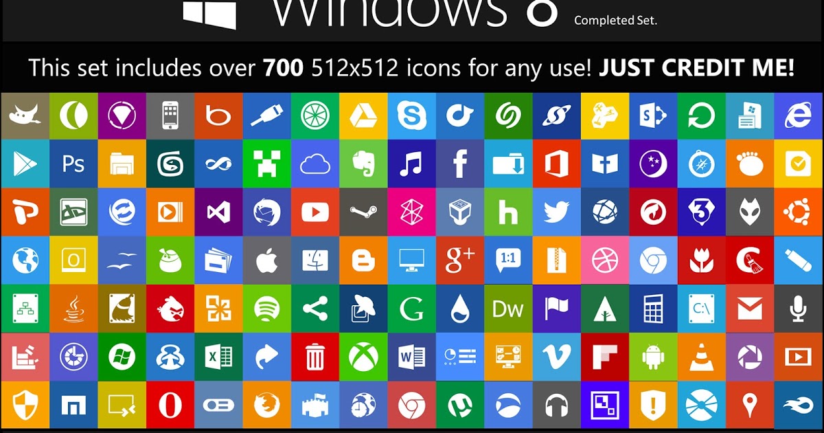 Metro Ui Icon Set 1200x630 Metro Ui Icon Set