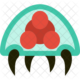 256x256 Metroid Icon Of Flat Style