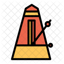 256x256 Metronome Icon Of Colored Outline Style