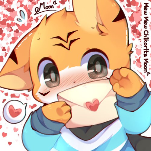 500x500 Mew Mew Chikorita Moon On Twitter Icon Commission Patch