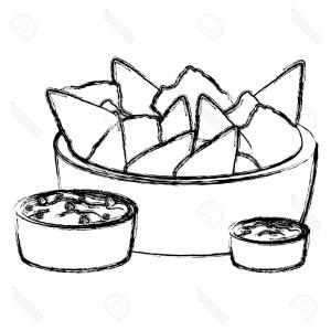 300x300 Mexican Food Icons Tacos Nachos Burrito Quesa Vector Hoodamathrun