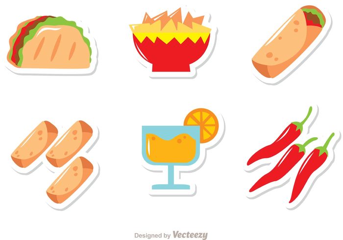 Mexican Food Icons Vectors Pack Free Icon Packs Ui Download 700x490 Mexican Food Icons Vectors Pack Free Icon Packs Ui Download