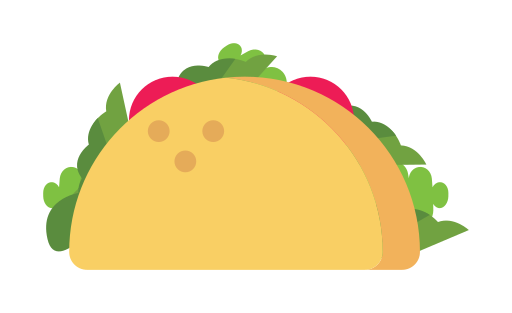 Taco, Mexican, Food Icon Free Of Food And Beverages 512x313 Taco, Mexican, Food Icon Free Of Food And Beverages