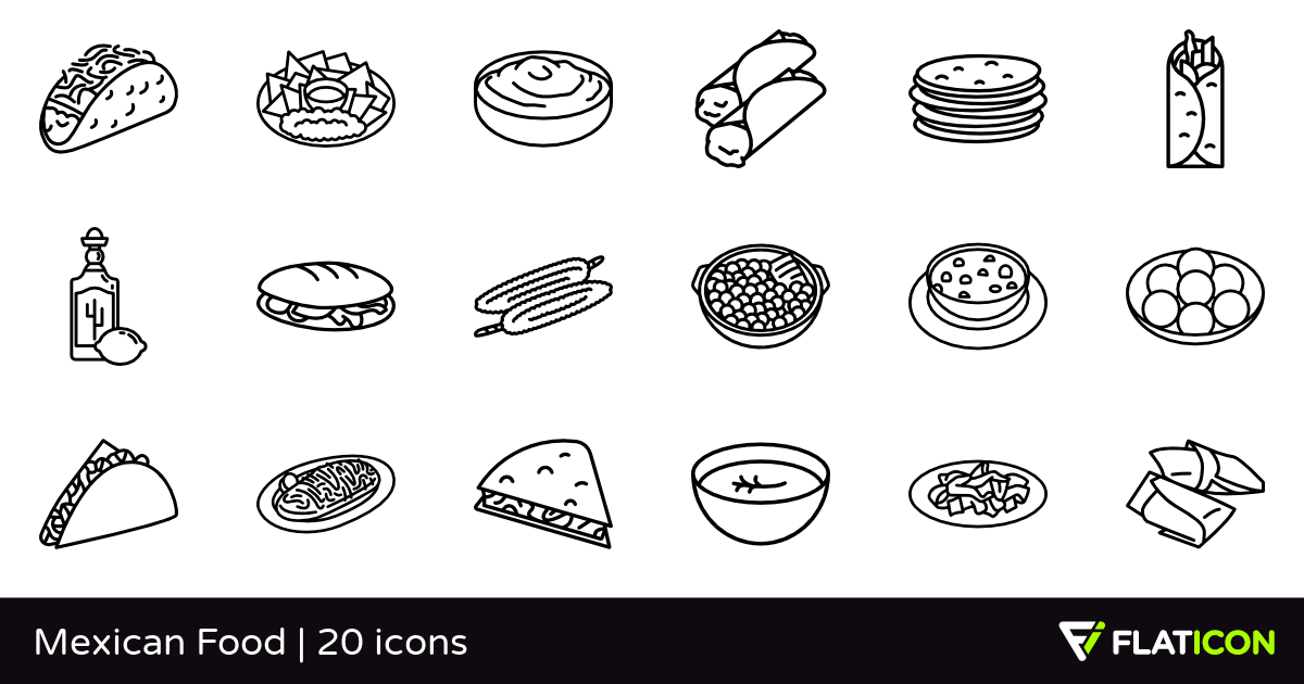 Mexican Food Free Icons 1200x630 Mexican Food Free Icons