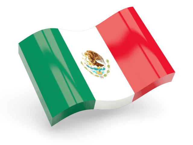 640x480 Mexico Flag Icon Wave Transparent Png
