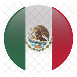 256x256 Mexico Flag Icon Of Flat Style