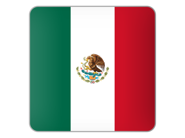 640x480 Square Icon Illustration Of Flag Of Mexico