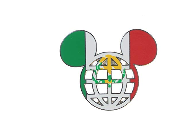 679x453 Disney Mickey Icon Mexico Flag Lattice Pin Clothing